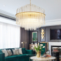 Modern luxury living room lights k9 crystal pendant chandelier